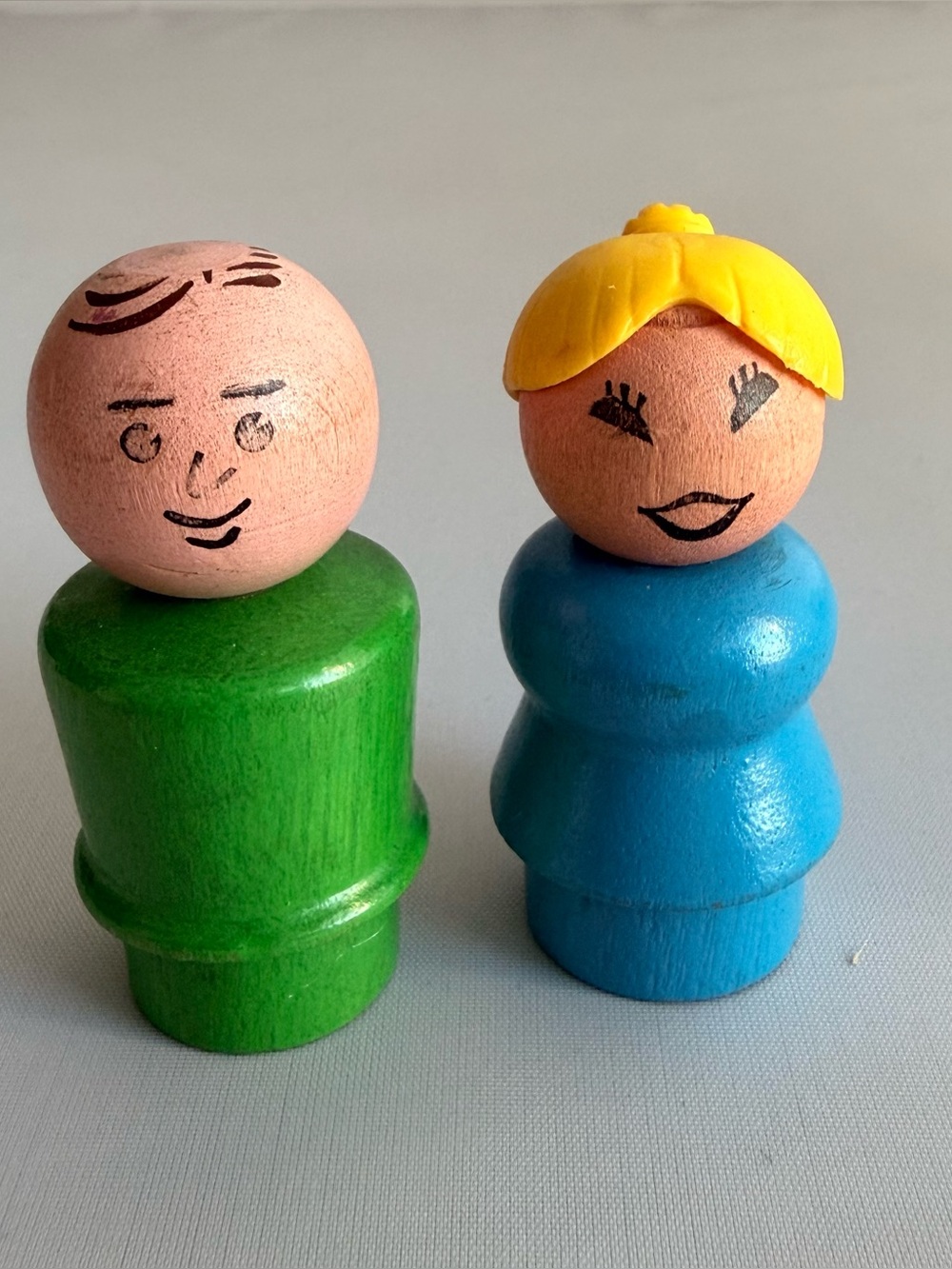 Vintage Fisher-Price Little People wooden figures